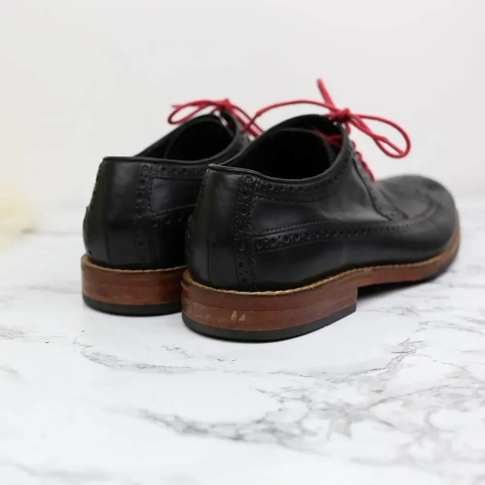 Cole Haan Black Leather Brouge Oxford Shoes NO INSOLES Size 11.5M